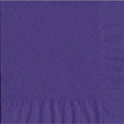 100 2-Ply Luncheon Personalized Napkins (Purple)