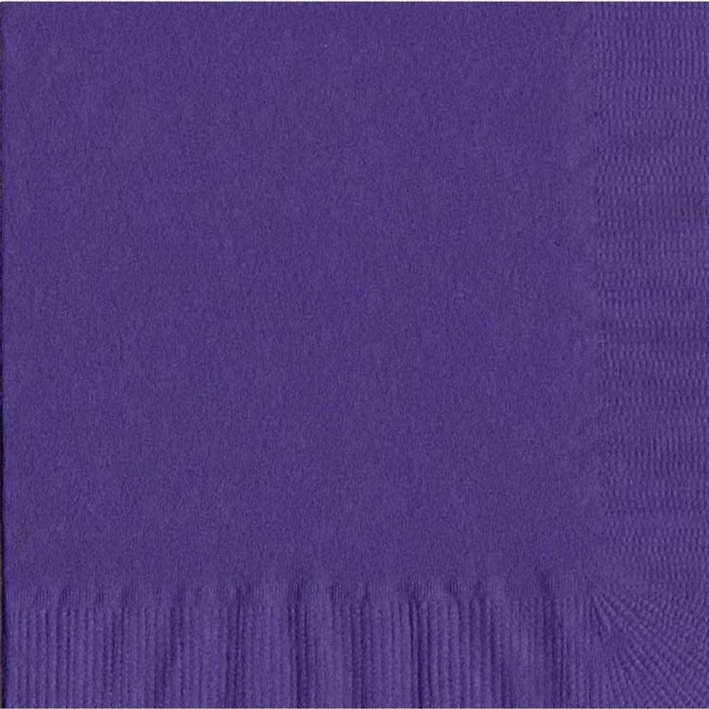 100 2-Ply Luncheon Personalized Napkins (Purple)