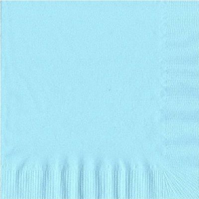 100 2-Ply Luncheon Personalized Napkins (Pastel Blue)