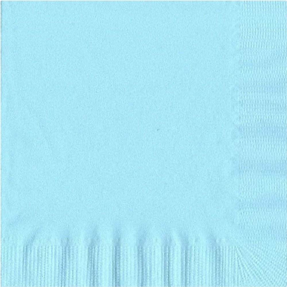 100 2-Ply Luncheon Personalized Napkins (Pastel Blue)