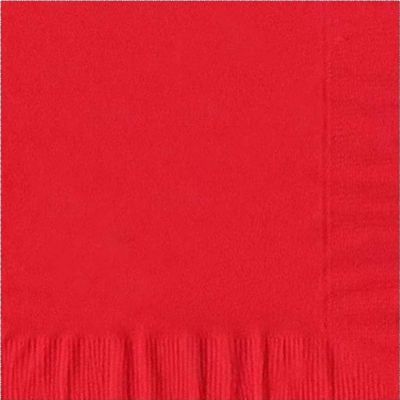100 2-Ply Luncheon Personalized Napkins (Red)