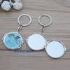 12 PCS Baby Shower Keychain Party Favor -Blue Stork Design Mini Compact Keychain view 3