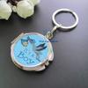 12 PCS Baby Shower Keychain Party Favor -Blue Stork Design Mini Compact Keychain view 4