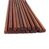 10 Pairs Wooden Chopsticks Reusable Chop Sticks Dishwasher Safe Chinese Wooden Chopsticks Handmade Chopstick Natural Health for Cooking Eating Restaurants ,Korean & Japaness Style,Portable Long Brown view 1