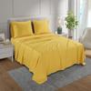 Rv Short Queen Size Sheet Set - 4 Piece - Hotel Luxury Bed Sheets- Easy- Fits (7-9" Inch) Deep Pocket 800-Thread Count 100% Egyptian Cotton ( Rv Short Queen - 60" X 75"- GOLD Solid) view 2