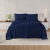 Rv Short Queen Size Sheet Set - 4 Piece - Hotel Luxury Bed Sheets- Easy- Fits (7-9" Inch) Deep Pocket 800-Thread Count 100% Egyptian Cotton ( Rv Short Queen - 60" X 75"- Navy Blue Solid) view 2