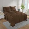 NICE LINEN BEDDING'S Queen Size Sheet Set - 4 Piece - Hotel Luxury Bed Sheets- Easy- Fits (7-9" Inch) Deep Pocket 800-Thread Count 100% Egyptian Cotton (Queen - 60" X 80"- Chocolate Solid) view 2