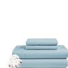 California Queen Size Sheet Set - 4 Piece - Hotel Luxury Bed Sheets- Easy- Fits (7-9" Inch) Deep Pocket 800-Thread Count 100% Egyptian Cotton ( California Queen - 60" X 84"- Light Blue Solid) view 1