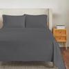 Olympic Queen Size Sheet Set - 4 Piece - Hotel Luxury Bed Sheets- Easy- Fits (7-9" Inch) Deep Pocket 800-Thread Count 100% Egyptian Cotton ( Olympic Queen - 66" X 80"- ELephant Grey Solid) view 1