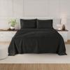 Olympic Queen Size Sheet Set - 4 Piece - Hotel Luxury Bed Sheets- Easy- Fits (7-9" Inch) Deep Pocket 800-Thread Count 100% Egyptian Cotton ( Olympic Queen - 66" X 80"- Black Solid) view 2