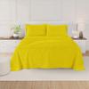 Olympic Queen Size Sheet Set - 4 Piece - Hotel Luxury Bed Sheets- Easy- Fits (7-9" Inch) Deep Pocket 800-Thread Count 100% Egyptian Cotton ( Olympic Queen - 66" X 80"- Yellow Solid) view 2