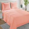 Olympic Queen Size Sheet Set - 4 Piece - Hotel Luxury Bed Sheets- Easy- Fits (7-9" Inch) Deep Pocket 800-Thread Count 100% Egyptian Cotton ( Olympic Queen - 66" X 80"- Peach Solid) view 2