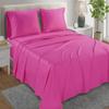 California Queen Size Sheet Set - 4 Piece - Hotel Luxury Bed Sheets- Easy- Fits (7-9" Inch) Deep Pocket 800-Thread Count 100% Egyptian Cotton ( California Queen - 60" X 84"- Hot Pink Solid) view 2