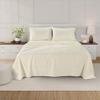 Olympic Queen Size Sheet Set - 4 Piece - Hotel Luxury Bed Sheets- Easy- Fits (7-9" Inch) Deep Pocket 800-Thread Count 100% Egyptian Cotton ( Olympic Queen - 66" X 80"- Ivory Solid) view 2
