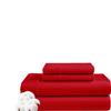 Rv Short Queen Size Sheet Set - 4 Piece - Hotel Luxury Bed Sheets- Easy- Fits (7-9" Inch) Deep Pocket 800-Thread Count 100% Egyptian Cotton ( Rv Short Queen - 60" X 75"- Red Solid) view 1