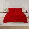 Rv Short Queen Size Sheet Set - 4 Piece - Hotel Luxury Bed Sheets- Easy- Fits (7-9" Inch) Deep Pocket 800-Thread Count 100% Egyptian Cotton ( Rv Short Queen - 60" X 75"- Red Solid) view 2