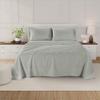 Rv Short Queen Size Sheet Set - 4 Piece - Hotel Luxury Bed Sheets- Easy- Fits (7-9" Inch) Deep Pocket 800-Thread Count 100% Egyptian Cotton ( Rv Short Queen - 60" X 75"- Silver Grey Solid) view 2