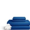 Olympic Queen Size Sheet Set - 4 Piece - Hotel Luxury Bed Sheets- Easy- Fits (7-9" Inch) Deep Pocket 800-Thread Count 100% Egyptian Cotton ( Olympic Queen - 66" X 80"- Royal Blue Solid) view 1