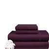 NICE LINEN BEDDING'S Queen Size Sheet Set - 4 Piece - Hotel Luxury Bed Sheets- Easy- Fits (7-9" Inch) Deep Pocket 800-Thread Count 100% Egyptian Cotton (Queen - 60" X 80"- Wine Solid) view 1