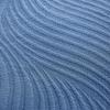 BNM Oversized Wave Design Matelasse Cotton Bedspread, Jacquard Weave, Soft and Breathable, All-Season, Cozy, Lightweight, Perfect for Master or Guest Bedroom, Matching Pillow Shams, King, Denim Blue view 4