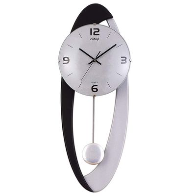 CLOCKZHJI Wall Clock Silent Non Ticking Clocks and Clocks Living Room Clock Modern European Style Wall Clock Art Pendulum Clock Simple Fashion Personality Mute (Size : Height: 58.7cm/23")