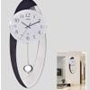 CLOCKZHJI Wall Clock Silent Non Ticking Clocks and Clocks Living Room Clock Modern European Style Wall Clock Art Pendulum Clock Simple Fashion Personality Mute (Size : Height: 58.7cm/23") view 3