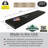 joelsantiques 60 Inch Wooden Floating Shelves for Wall - 60x12x2 in - Made of Natural Wood - Long Heavy Duty Rustic Wall Shelves for Bedroom - Perfect for Living Room, Kitchen - Black view 3