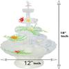 Crafts Central 18 Inch Lighted Clear Plastic Water Fountain for Weddings or Cake Centerpiece view 4