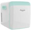 Cooluli 15L Mini Fridge for Bedroom - Car, Office Desk & College Dorm Room - 12V Portable Cooler & Warmer for Food, Drinks, Skincare, Beauty, Makeup & Cosmetics - AC/DC Small Refrigerator (Turquoise) view 1