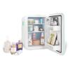 Cooluli 15L Mini Fridge for Bedroom - Car, Office Desk & College Dorm Room - 12V Portable Cooler & Warmer for Food, Drinks, Skincare, Beauty, Makeup & Cosmetics - AC/DC Small Refrigerator (Turquoise) view 4