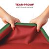 HOLDN STORAGE Christmas Tree Bag Heavy Duty 600D Oxford - Christmas Tree Bags Storage Fits Up To 9Ft, Extra Wide, Waterproof Storage Bags with Reinforced Handles & Zipper - Red view 4