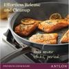 Anolon Accolade Forged Hard Anodized Nonstick Wok / Stir Fry Pan with Lid, 13.5 Inch - Moonstone Gray view 3