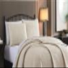 Addison Home Yardley Quilt Set, Queen, Lightweight Microfiber Bedspread, Embossed Design, Quilted Coverlet with Matching Pillow Shams, All Season Bedding Basics, Ivory view 2