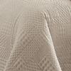 Addison Home Yardley Quilt Set, Queen, Lightweight Microfiber Bedspread, Embossed Design, Quilted Coverlet with Matching Pillow Shams, All Season Bedding Basics, Ivory view 3