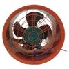 INTBUYING 220V 14inch Axial Fan Cylinder Pipe Fan for Kitchen Warehouse and Workshop Stainless Steel view 2