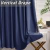 Frelement Velvet Curtains with Blackout Lining 72" W x 84" L Indoor Heat Insulated Soft Luxury Back Tab/Rod Pocket 2 in 1 Heading Drapes for Theater, Living Room, Kid Room, Ocean Blue, 1 Panel view 4