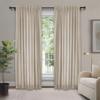 Frelement Velvet Curtains with Blackout Lining 72" W x 84" L Indoor Heat Insulated Soft Luxury Back Tab/Rod Pocket 2 in 1 Heading Drapes for Theater, Living Room, Kid Room, Cashmere, 1 Panel view 1