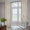 Frelement Velvet Curtains with Blackout Lining 72" W x 84" L Indoor Heat Insulated Soft Luxury Back Tab/Rod Pocket 2 in 1 Heading Drapes for Theater, Living Room, Kid Room, Cashmere, 1 Panel view 2