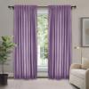 Frelement Velvet Curtains with Blackout Lining 72" W x 84" L Indoor Heat Insulated Soft Luxury Back Tab/Rod Pocket 2 in 1 Heading Drapes for Theater, Living Room, Kid Room, Voilet, 1 Panel view 1