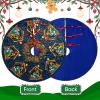 ALASFC Christmas Tree Skirt 35.5 Inch,Nativity Stable Scene Print Rustic Xmas Tree Holiday Decorations view 2