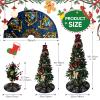 ALASFC Christmas Tree Skirt 35.5 Inch,Nativity Stable Scene Print Rustic Xmas Tree Holiday Decorations view 3
