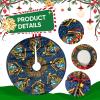 ALASFC Christmas Tree Skirt 35.5 Inch,Nativity Stable Scene Print Rustic Xmas Tree Holiday Decorations view 4