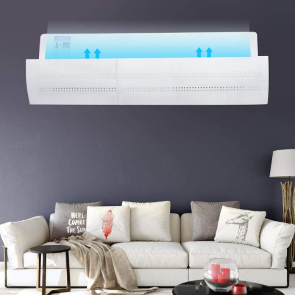 Air Conditioner Deflector, Windproof Baffle Retractable Anti Direct Blowing Cold Child Air Conditioner Wind (Hollow)