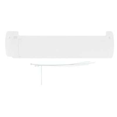 1 Pack Retractable Air Conditioner Deflector, Anti Direct Wind Deflector Baffle for AC Vents, Adjustable Airflow Control, White