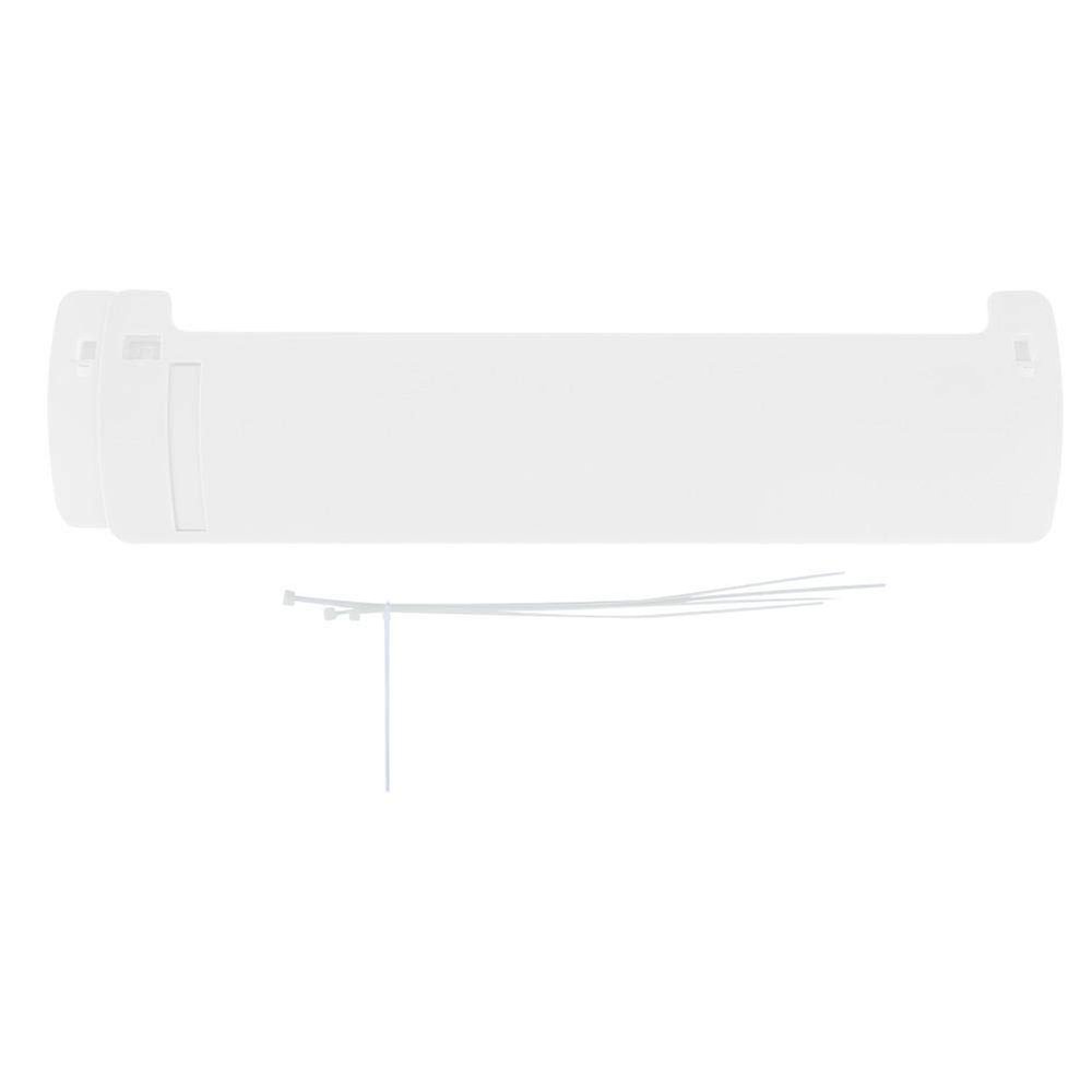 1 Pack Retractable Air Conditioner Deflector, Anti Direct Wind Deflector Baffle for AC Vents, Adjustable Airflow Control, White