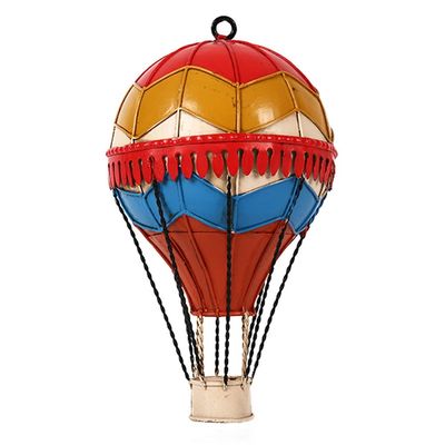 3D Wall Decor Hot Air Balloon, Modern Metal Home Wall Art Decoration, for Living Room Bedroom Kitchen Office Hallway Bar Restaurant Bathroom (Color : F)