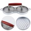 Double Burger Press Hamburger Maker, Aluminum Alloy Non-Stick Hamburger Kitchen Tools for Easily efficiently Making Delicious Burgers view 4