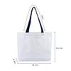Azuca Large Canvas Bag Grocery Tote Beach Shopping 12 oz Multi Purpose Washable - 20.5 x 14.5 x4.5 inch, 5 Pack view 2