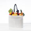 Azuca Large Canvas Bag Grocery Tote Beach Shopping 12 oz Multi Purpose Washable - 20.5 x 14.5 x4.5 inch, 5 Pack view 4