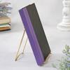 Bard's Folding Gold Wire Easel Stand, 6" H x 4.25" W x 6.25" D, Pack of 12 view 2